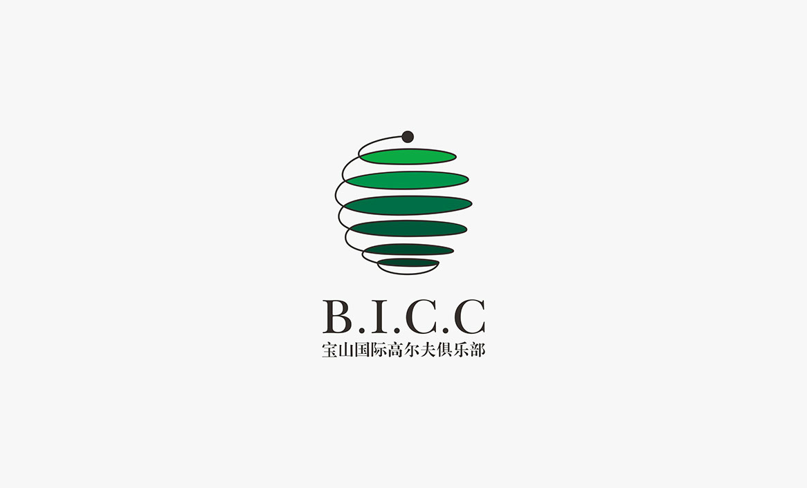 宝山高尔夫俱乐部品牌标志设计
